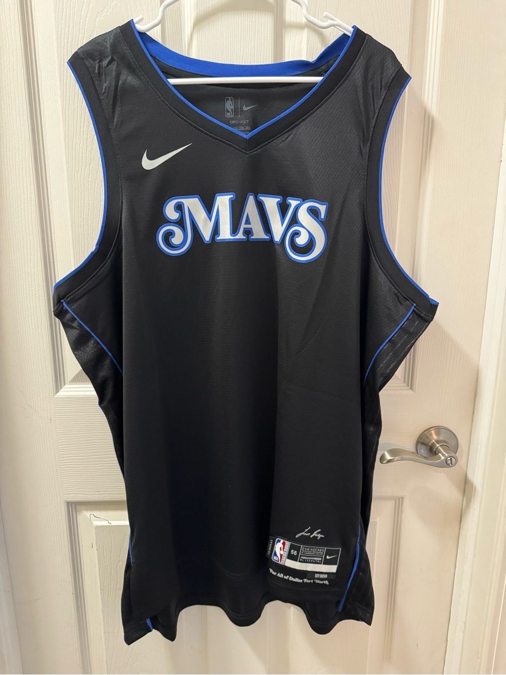 Dallas Mavericks Nike Authentic Blank City Edition Nike Jersey  NBA